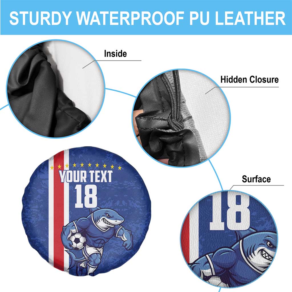 Cape Verde Football Custom Spare Tire Cover Pride Of The Islands - Wonder Print Shop