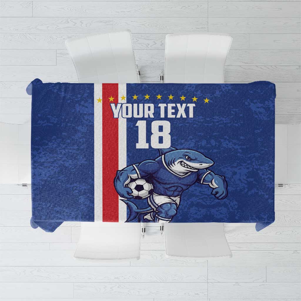 Cape Verde Football Custom Tablecloth Pride Of The Islands - Wonder Print Shop