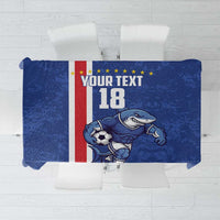 Cape Verde Football Custom Tablecloth Pride Of The Islands - Wonder Print Shop