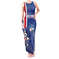 Cape Verde Football Custom Tank Maxi Dress Pride Of The Islands - Wonder Print Shop