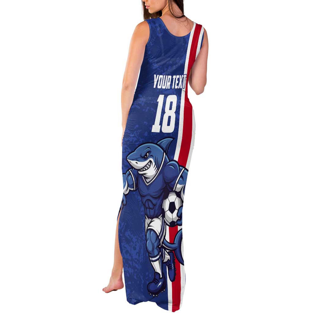 Cape Verde Football Custom Tank Maxi Dress Pride Of The Islands - Wonder Print Shop