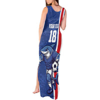 Cape Verde Football Custom Tank Maxi Dress Pride Of The Islands - Wonder Print Shop