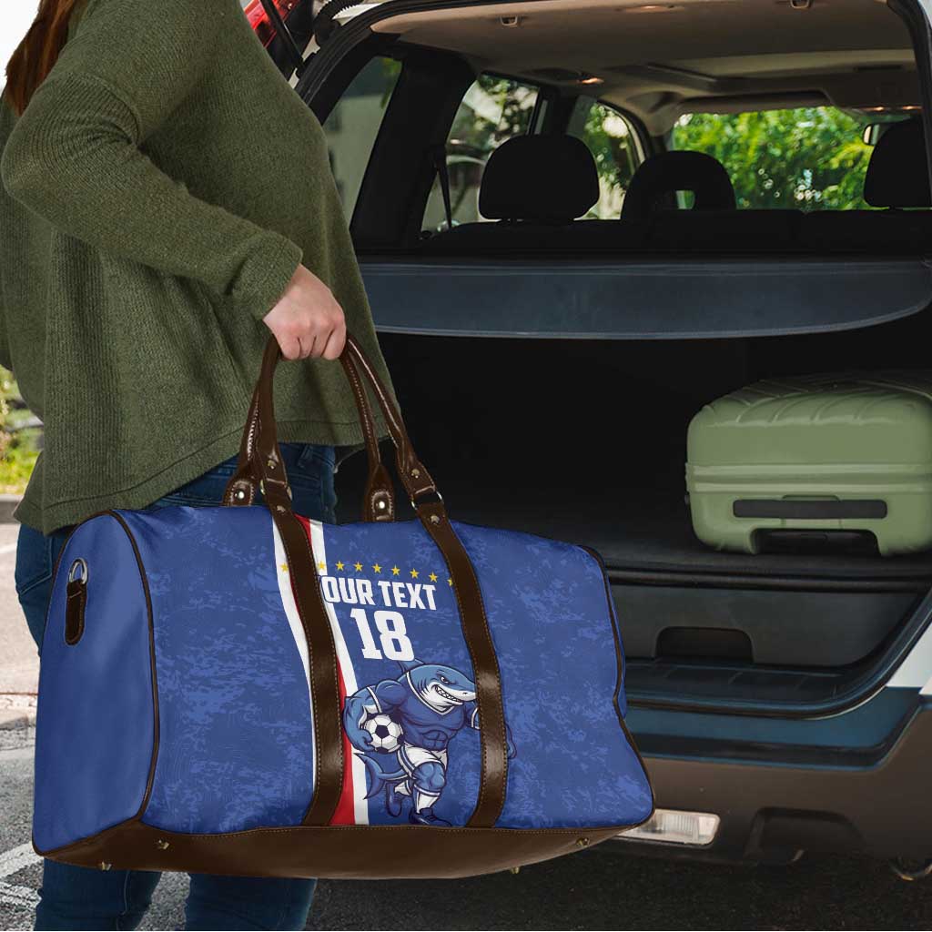 Cape Verde Football Custom Travel Bag Pride Of The Islands - Wonder Print Shop