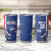 Cape Verde Football Custom Tumbler Cup Pride Of The Islands - Wonder Print Shop