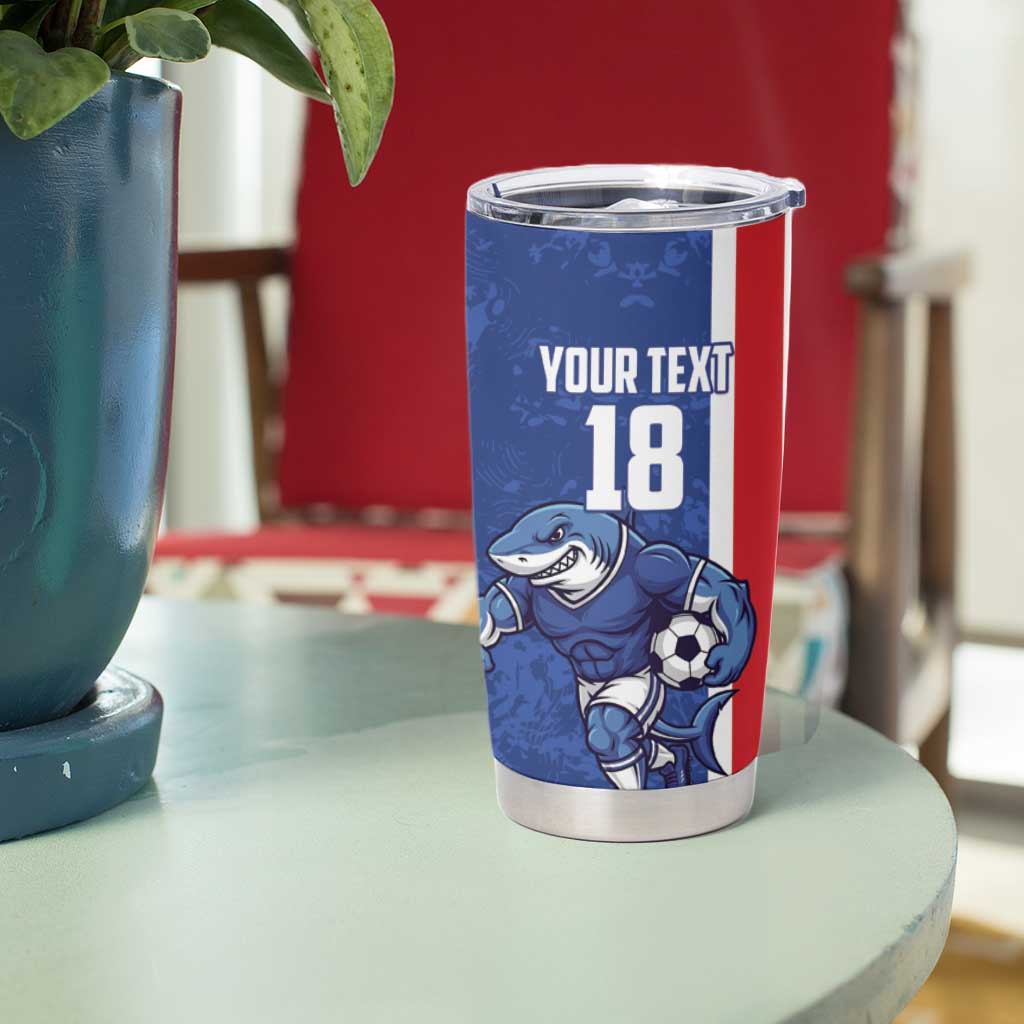 Cape Verde Football Custom Tumbler Cup Pride Of The Islands - Wonder Print Shop