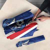 Cape Verde Football Custom Umbrella Pride Of The Islands - Wonder Print Shop