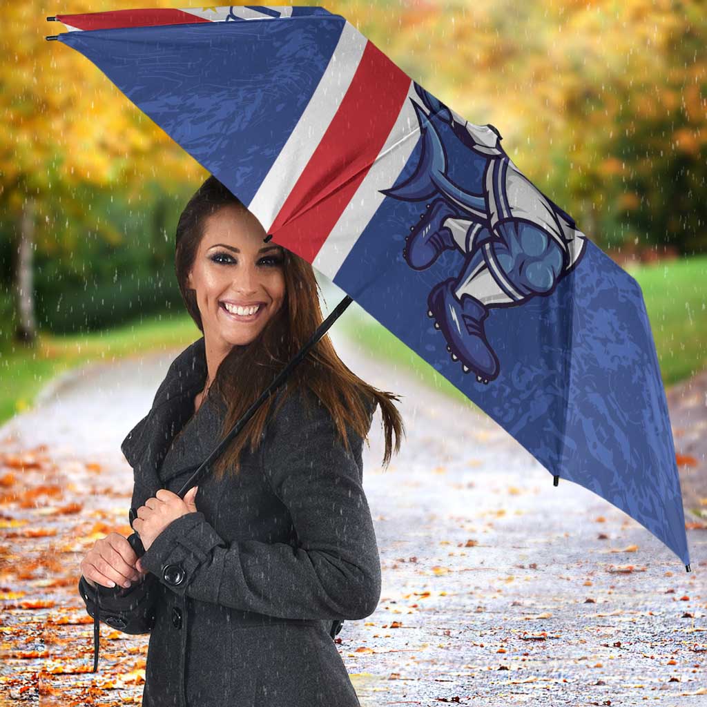 Cape Verde Football Custom Umbrella Pride Of The Islands - Wonder Print Shop