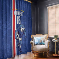 Cape Verde Football Custom Window Curtain Pride Of The Islands - Wonder Print Shop
