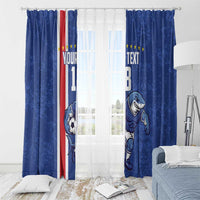 Cape Verde Football Custom Window Curtain Pride Of The Islands - Wonder Print Shop