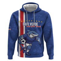 Cape Verde Football Custom Zip Hoodie Pride Of The Islands - Wonder Print Shop
