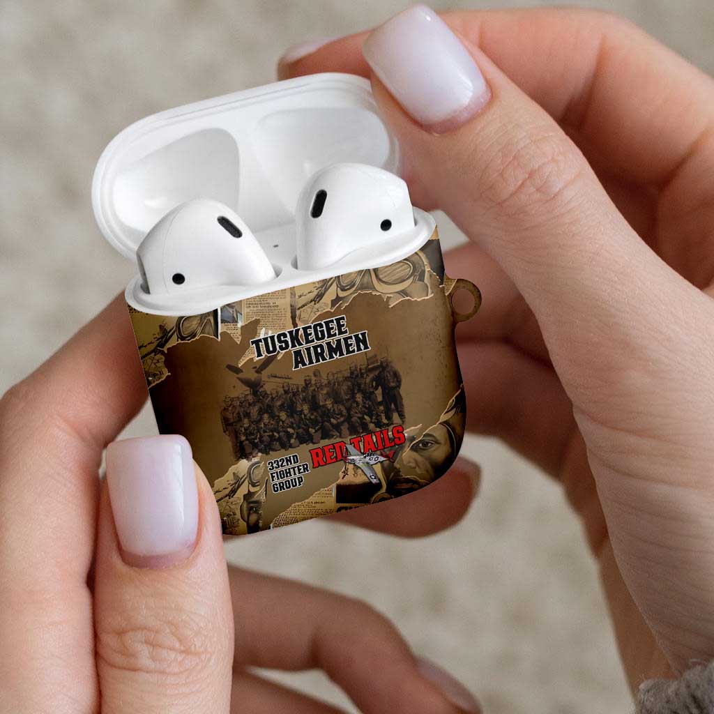 Tuskegee Airmen Tribute AirPods Case Black History Air Force - Wonder Print Shop