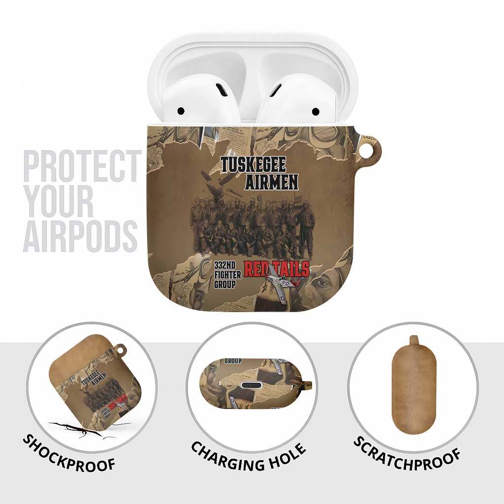 Tuskegee Airmen Tribute AirPods Case Black History Air Force - Wonder Print Shop