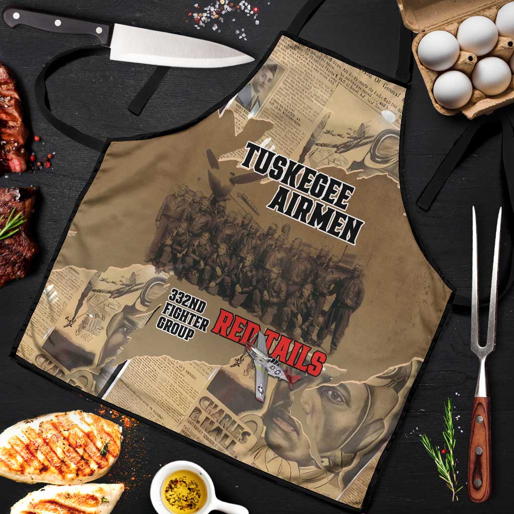 Tuskegee Airmen Tribute Apron Black History Air Force - Wonder Print Shop