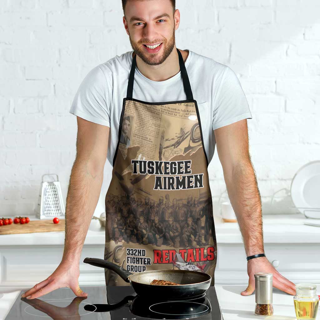 Tuskegee Airmen Tribute Apron Black History Air Force - Wonder Print Shop