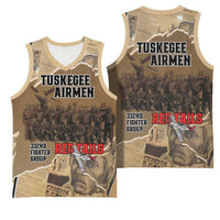 Tuskegee Airmen Tribute Basketball Jersey Black History Air Force - Wonder Print Shop
