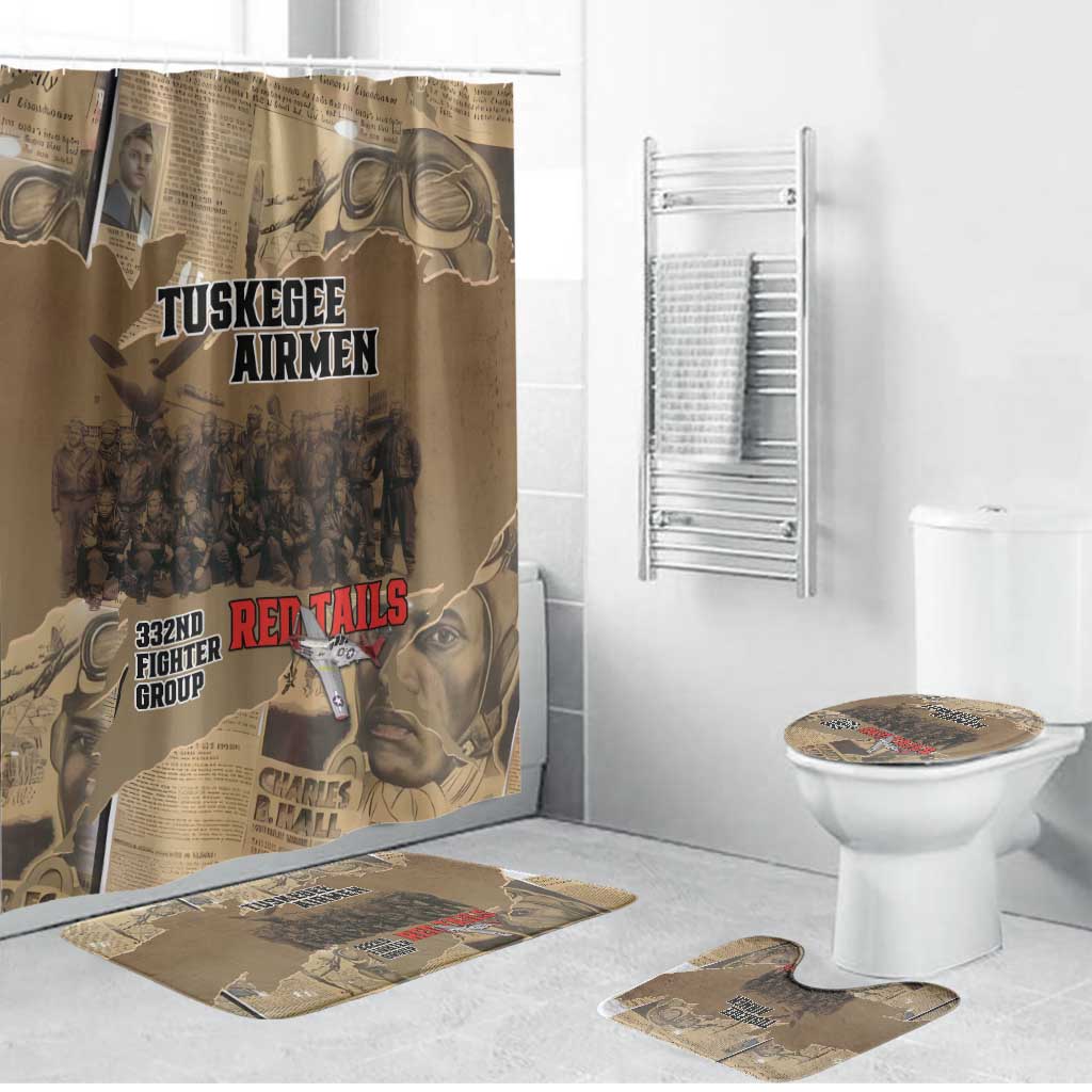 Tuskegee Airmen Tribute Bathroom Set Black History Air Force - Wonder Print Shop