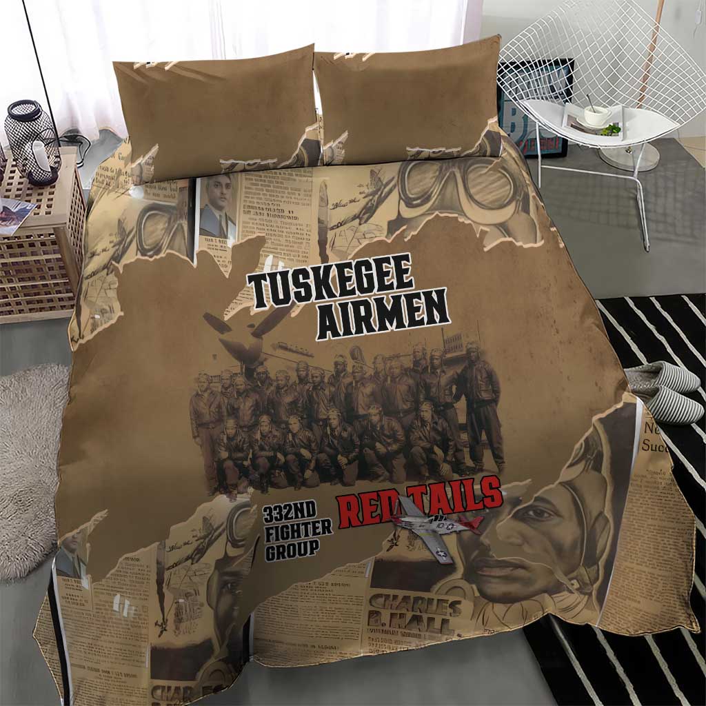 Tuskegee Airmen Tribute Bedding Set Black History Air Force - Wonder Print Shop