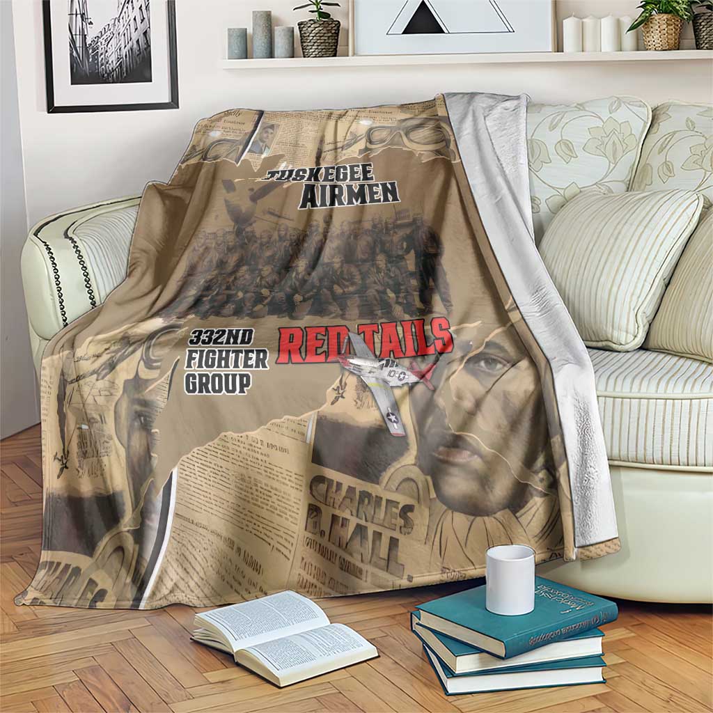 Tuskegee Airmen Tribute Blanket Black History Air Force - Wonder Print Shop
