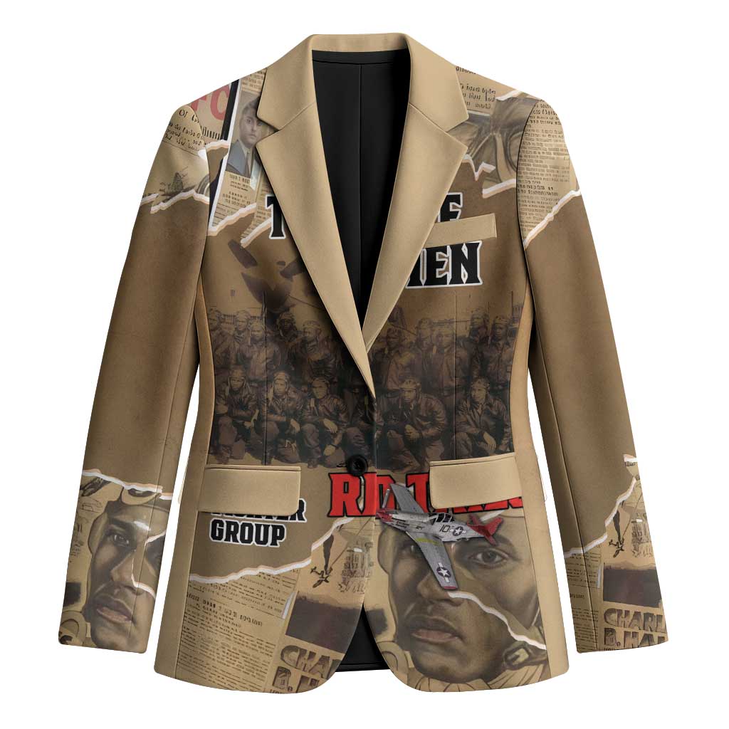 Tuskegee Airmen Tribute Blazer Black History Air Force - Wonder Print Shop