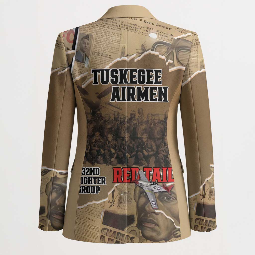 Tuskegee Airmen Tribute Blazer Black History Air Force - Wonder Print Shop