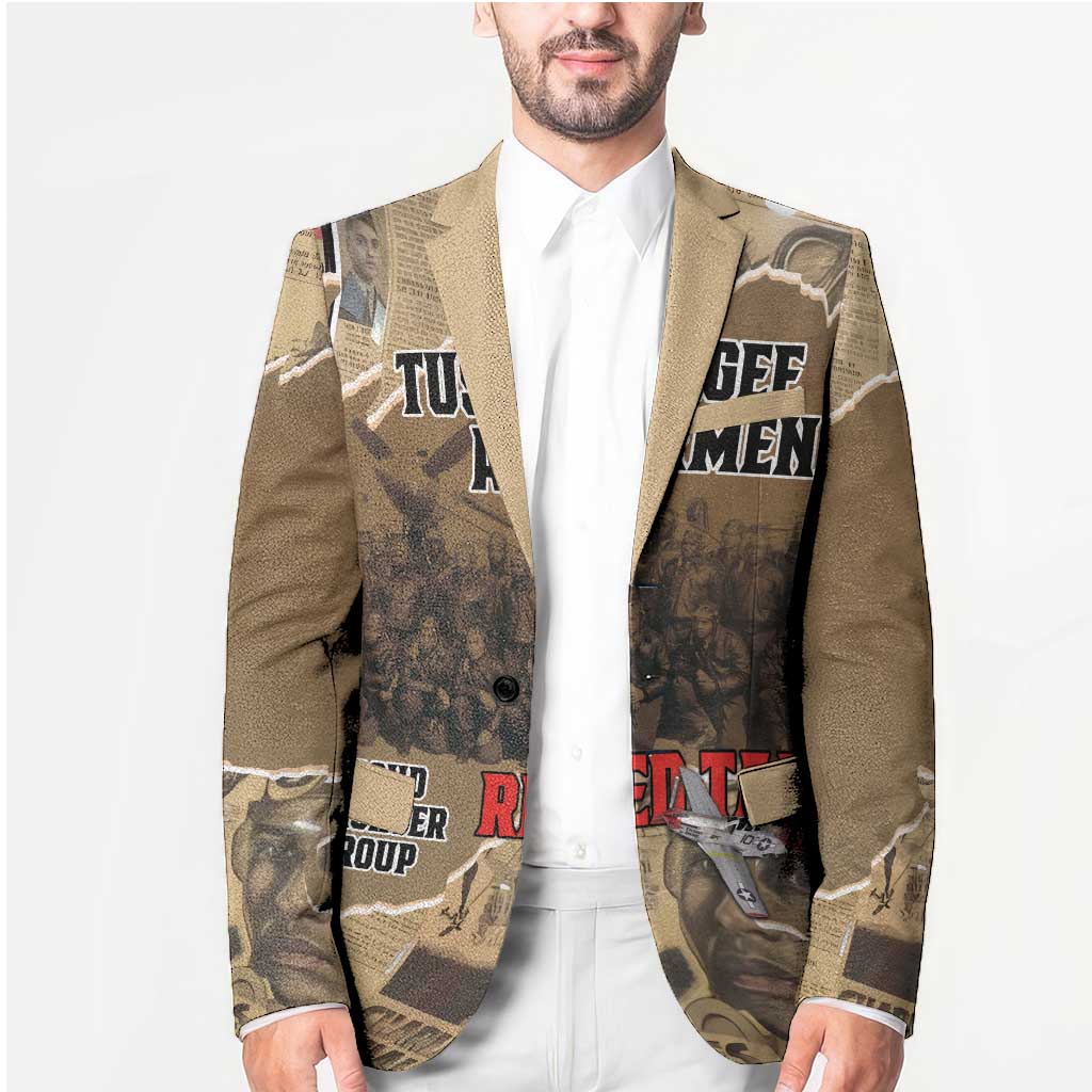 Tuskegee Airmen Tribute Blazer Black History Air Force - Wonder Print Shop