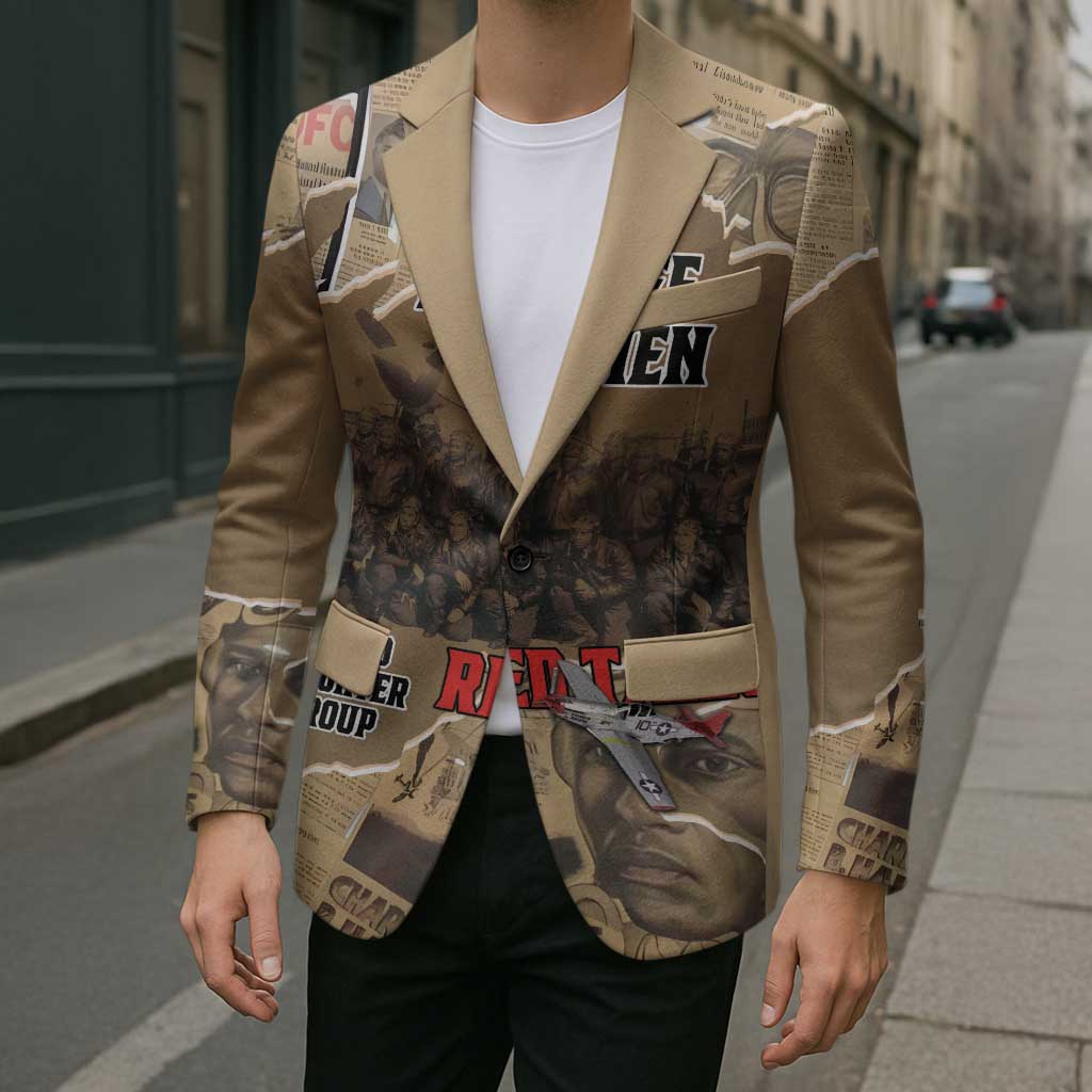 Tuskegee Airmen Tribute Blazer Black History Air Force - Wonder Print Shop