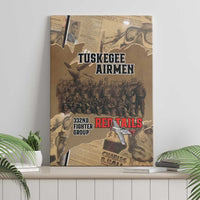 Tuskegee Airmen Tribute Canvas Wall Art Black History Air Force LT18