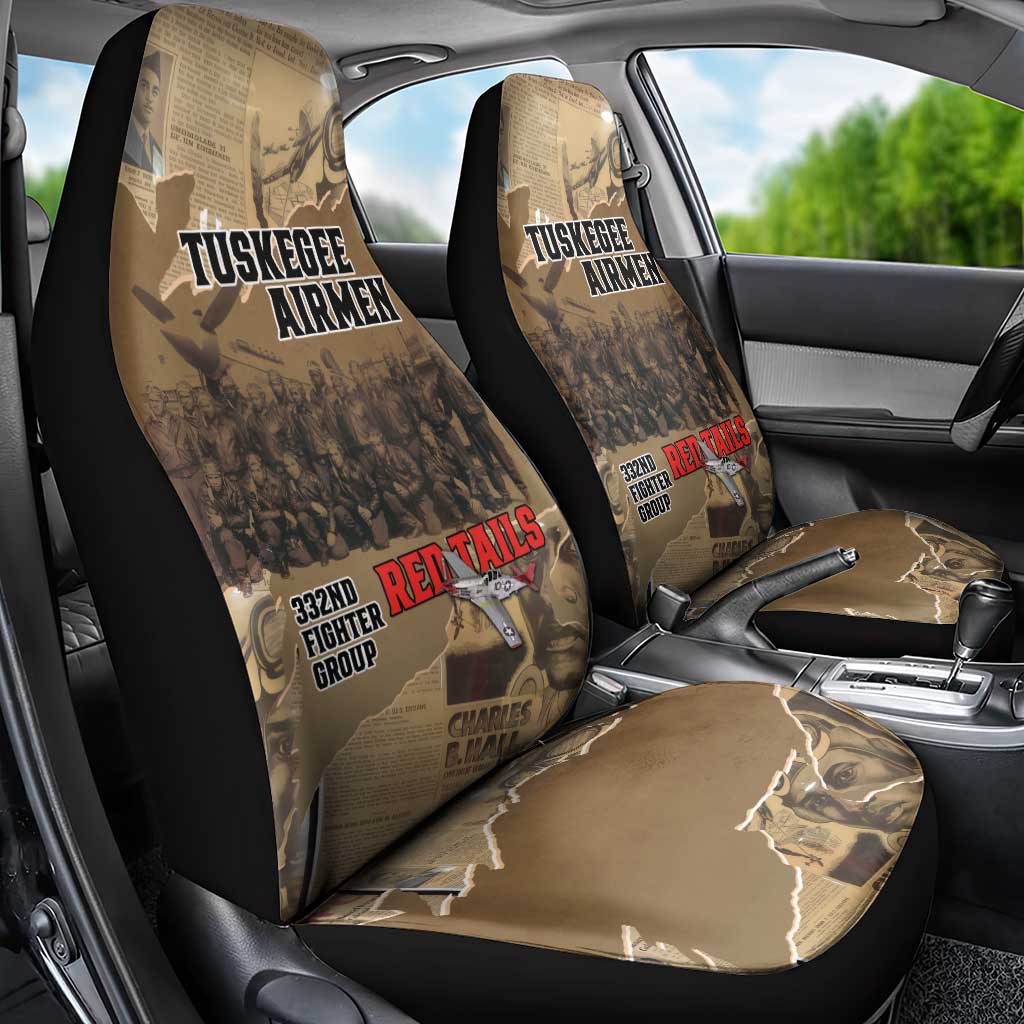 Tuskegee Airmen Tribute Car Seat Cover Black History Air Force LT18
