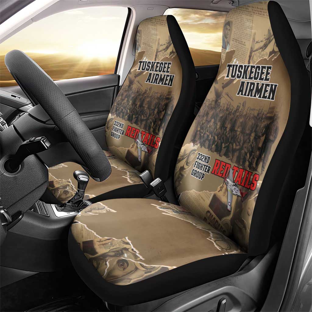 Tuskegee Airmen Tribute Car Seat Cover Black History Air Force LT18