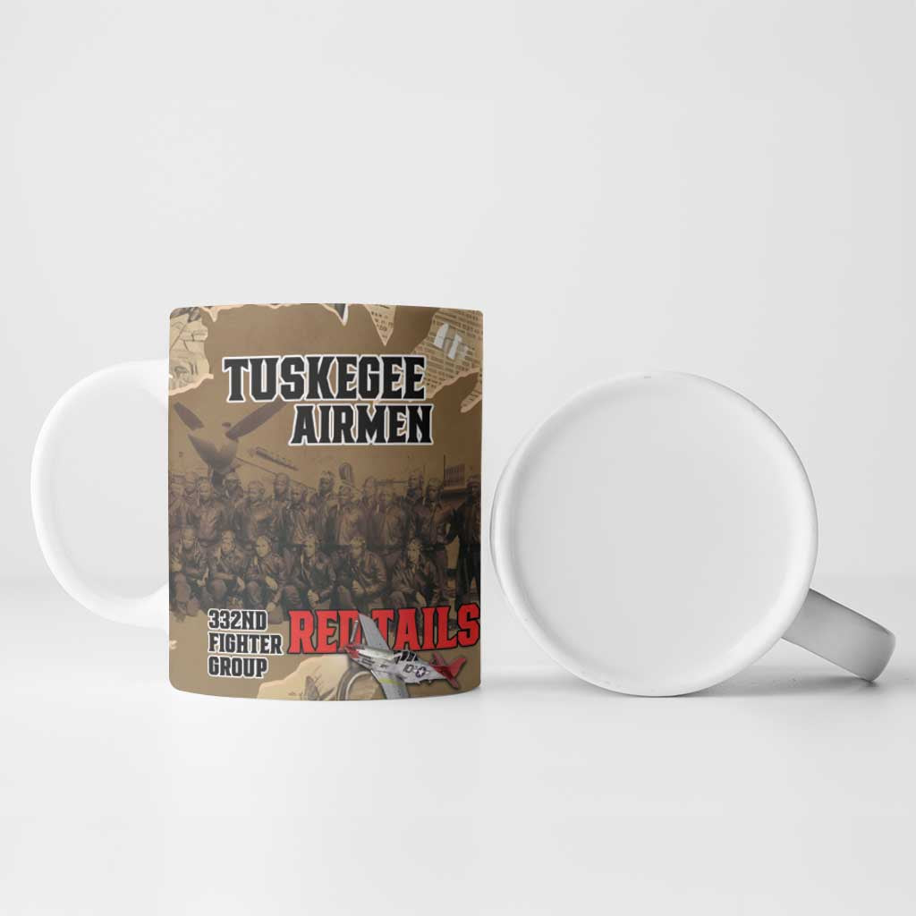Tuskegee Airmen Tribute Ceramic Mug Black History Air Force - Wonder Print Shop