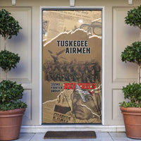 Tuskegee Airmen Tribute Door Cover Black History Air Force - Wonder Print Shop