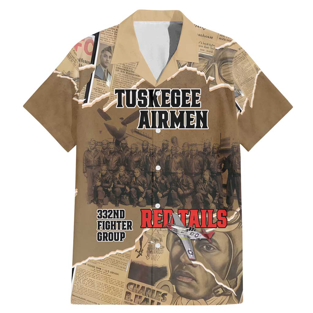 Tuskegee Airmen Tribute Family Matching Mermaid Dress and Hawaiian Shirt Black History Air Force - Wonder Print Shop