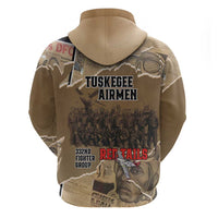 Tuskegee Airmen Tribute Hoodie Black History Air Force - Wonder Print Shop