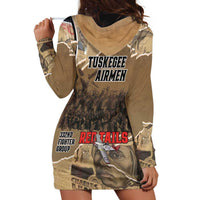 Tuskegee Airmen Tribute Hoodie Dress Black History Air Force - Wonder Print Shop