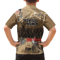 Tuskegee Airmen Tribute Kid Hawaiian Shirt Black History Air Force LT18