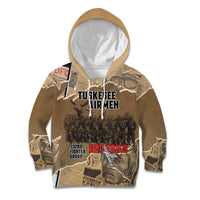 Tuskegee Airmen Tribute Kid Hoodie Black History Air Force - Wonder Print Shop