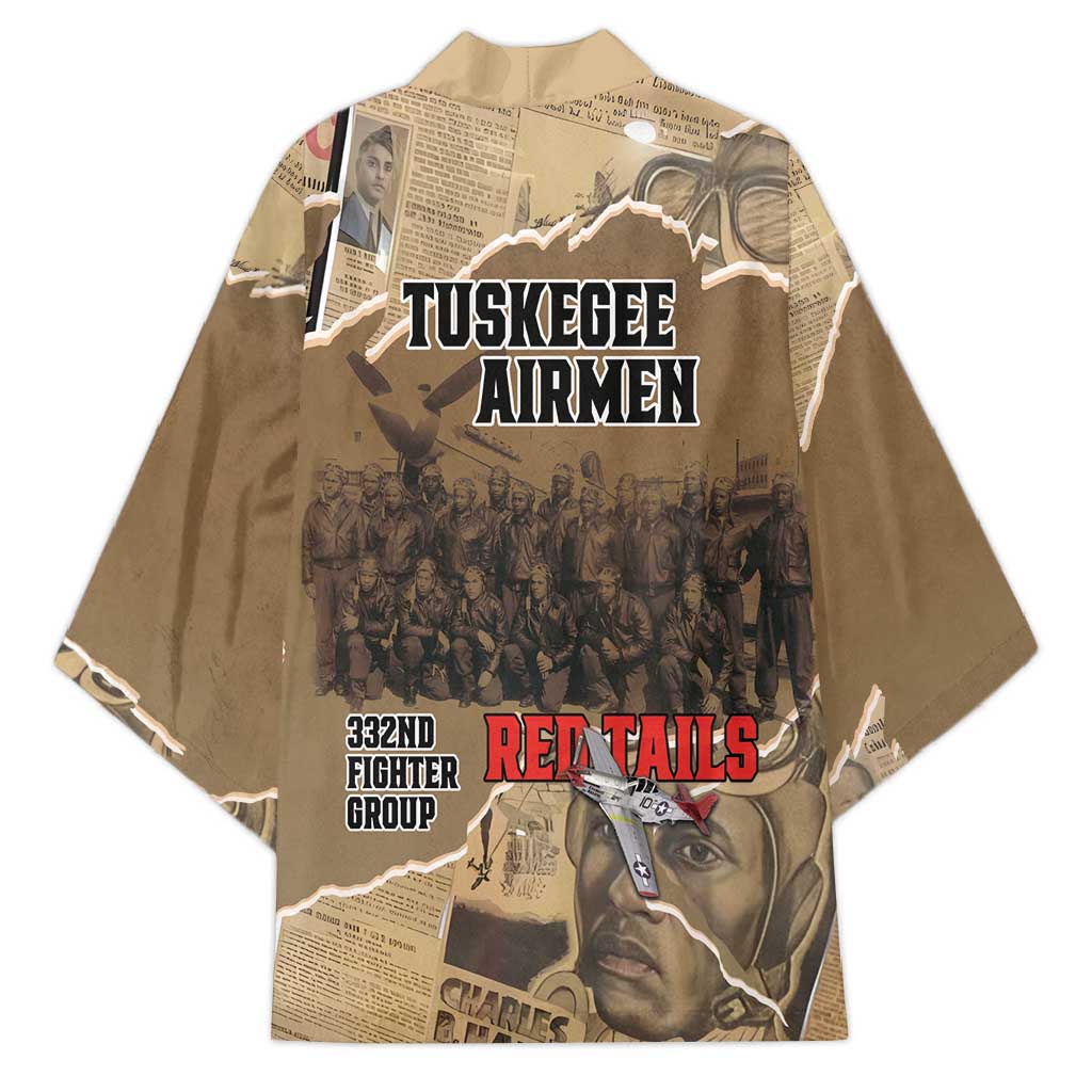 Tuskegee Airmen Tribute Kimono Black History Air Force - Wonder Print Shop