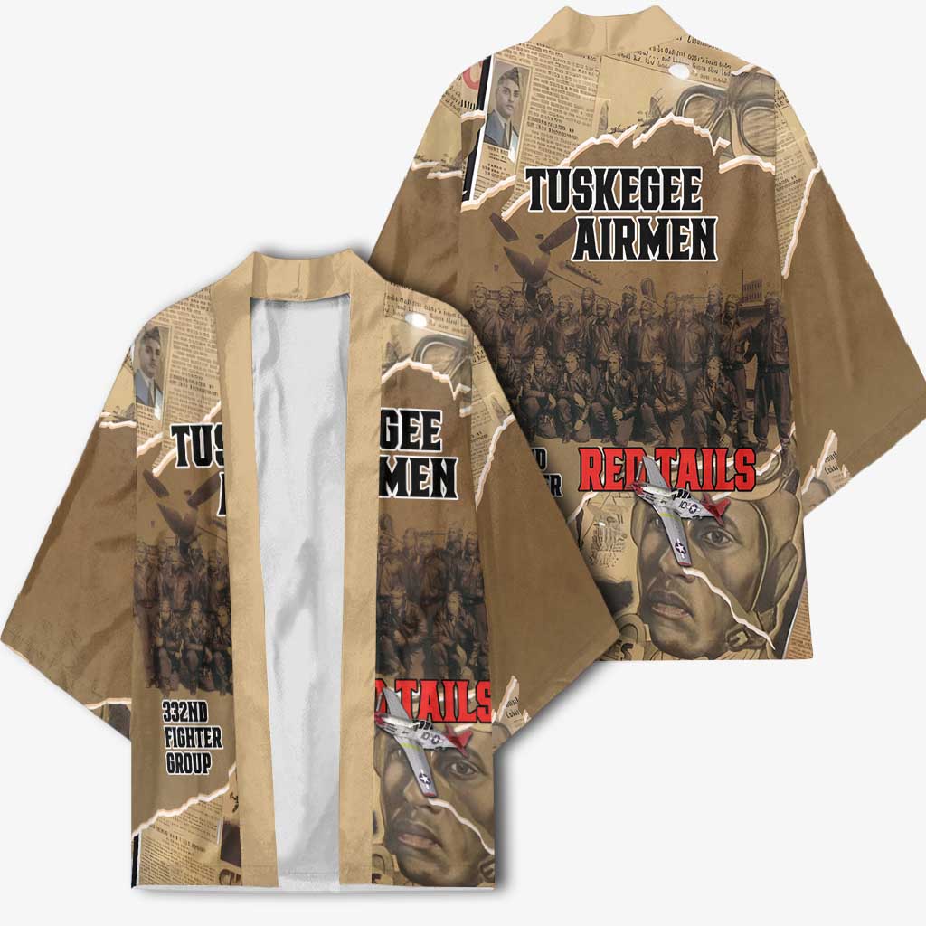 Tuskegee Airmen Tribute Kimono Black History Air Force - Wonder Print Shop