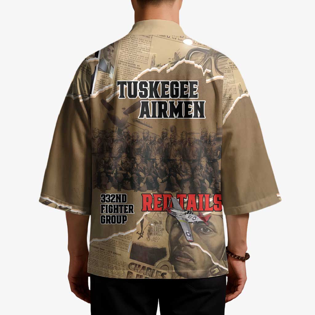Tuskegee Airmen Tribute Kimono Black History Air Force - Wonder Print Shop