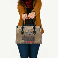 Tuskegee Airmen Tribute Leather Bag Black History Air Force - Wonder Print Shop