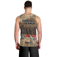 Tuskegee Airmen Tribute Men Tank Top Black History Air Force - Wonder Print Shop