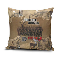 Tuskegee Airmen Tribute Pillow Cover Black History Air Force - Wonder Print Shop