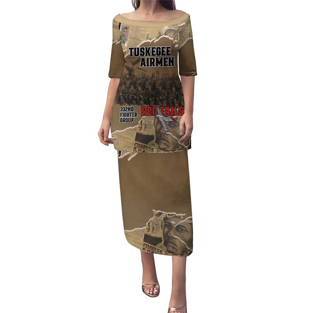 Tuskegee Airmen Tribute Puletasi Black History Air Force - Wonder Print Shop