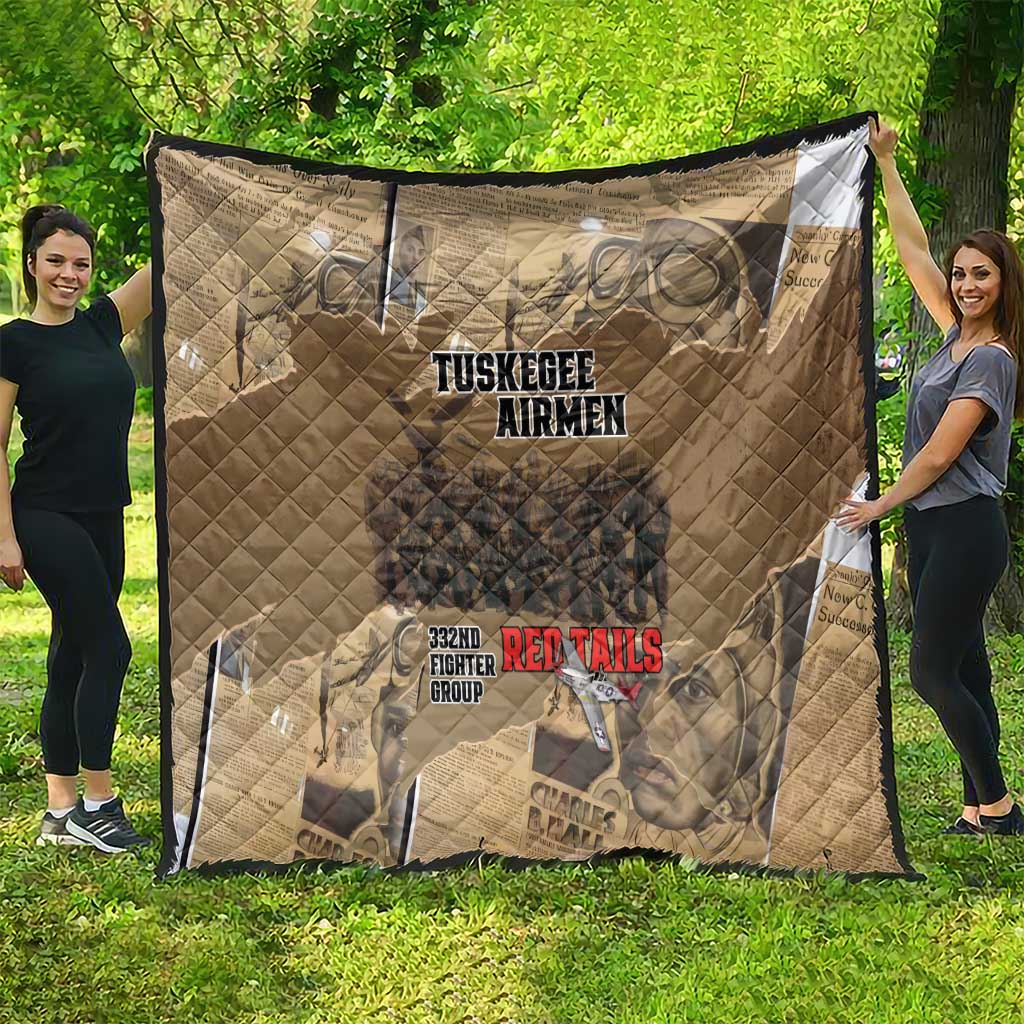 Tuskegee Airmen Tribute Quilt Black History Air Force - Wonder Print Shop