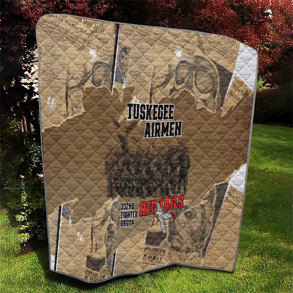 Tuskegee Airmen Tribute Quilt Black History Air Force - Wonder Print Shop