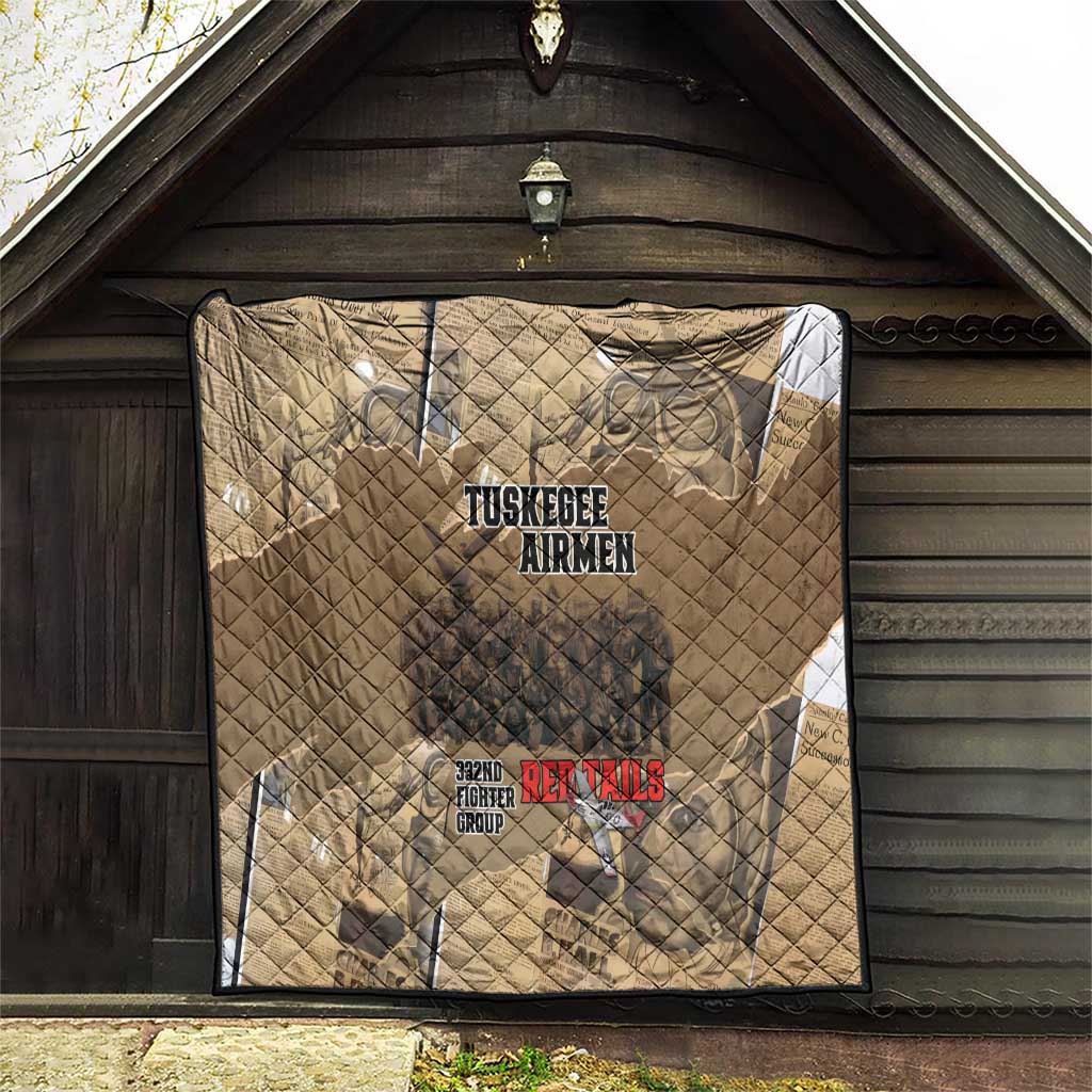 Tuskegee Airmen Tribute Quilt Black History Air Force - Wonder Print Shop