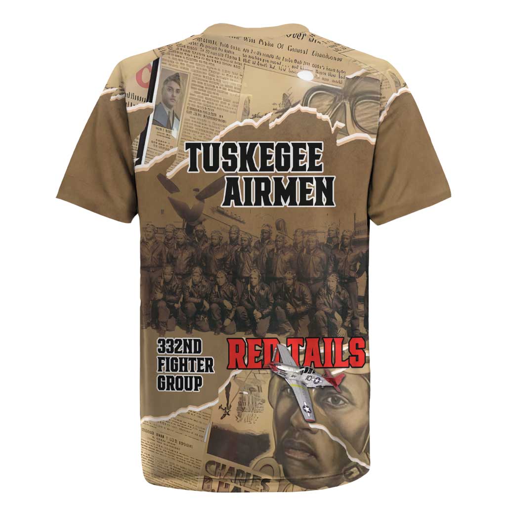 Tuskegee Airmen Tribute Rugby Jersey Black History Air Force - Wonder Print Shop