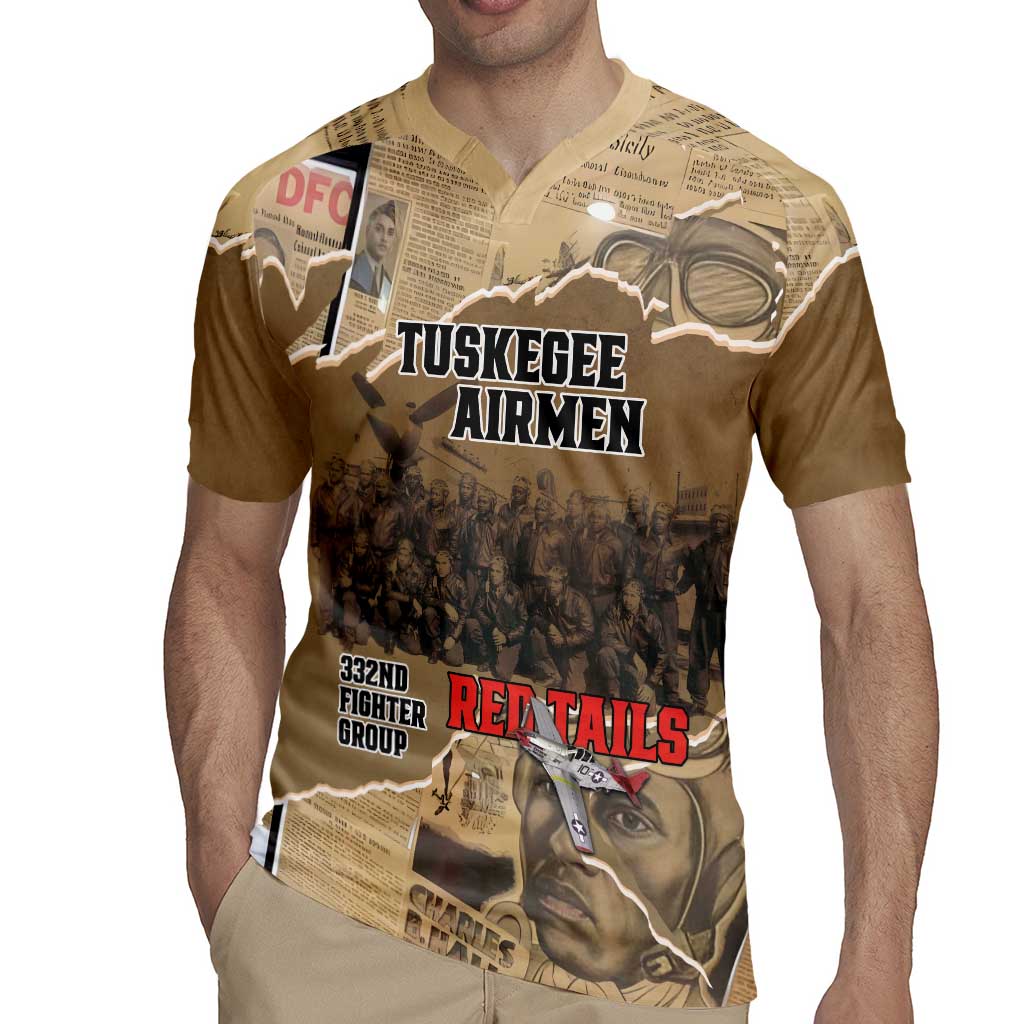 Tuskegee Airmen Tribute Rugby Jersey Black History Air Force - Wonder Print Shop