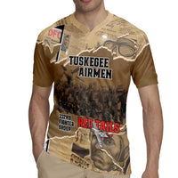Tuskegee Airmen Tribute Rugby Jersey Black History Air Force - Wonder Print Shop