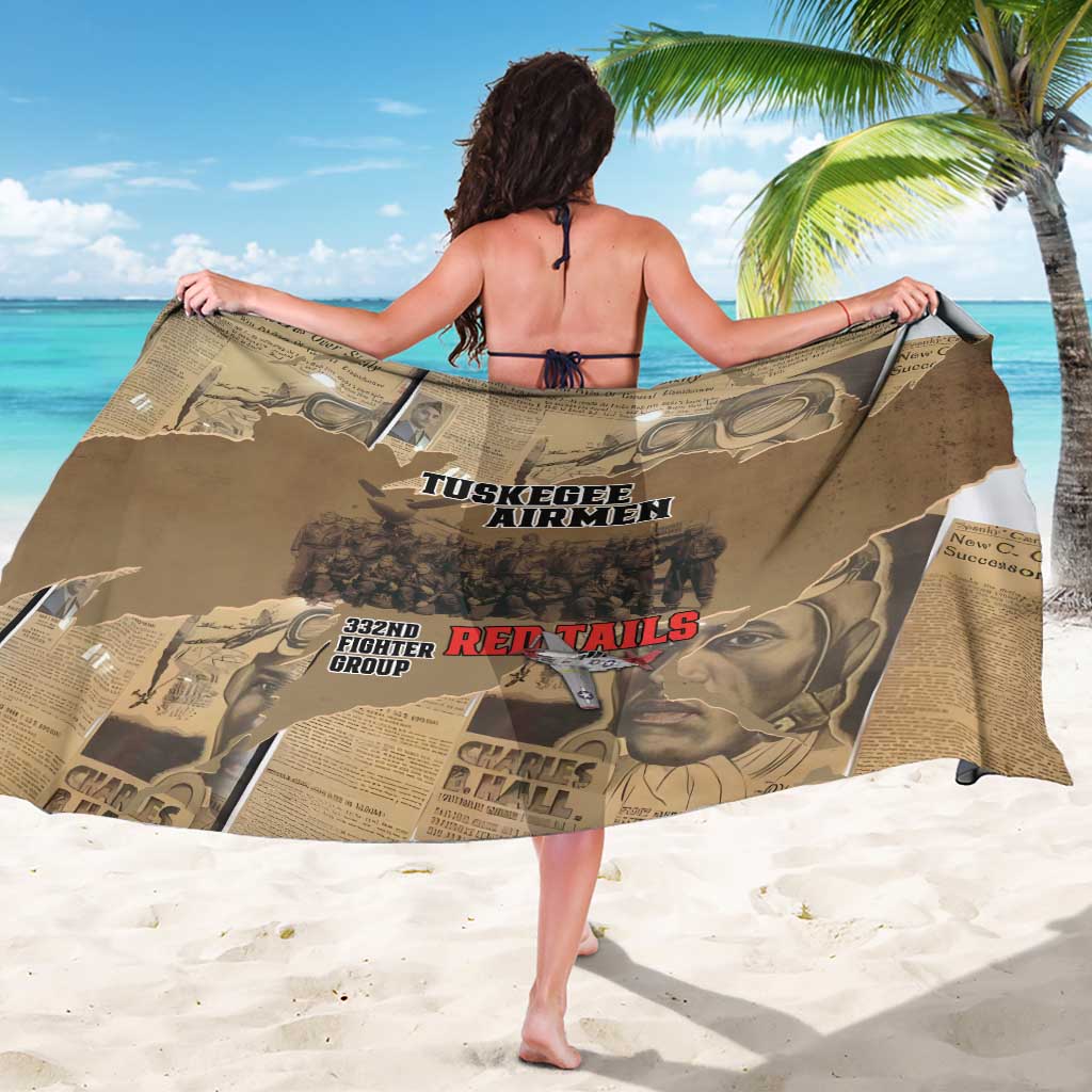 Tuskegee Airmen Tribute Sarong Black History Air Force - Wonder Print Shop